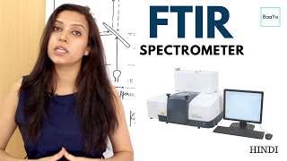 Fourier Transform Infrared Spectrometer FTIR Instrumentation  Hindi [upl. by Warfore]