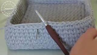 איך סורגים תפר שיבולים How to crochet the Waistcoat stitch [upl. by Alliuqa]