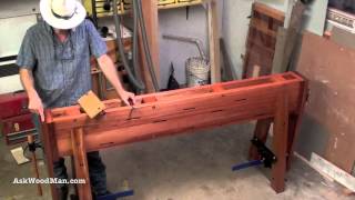 1 of 34 How To Build A Roubo Work Bench AskWoodMan Style [upl. by Aufa]