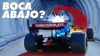 Puede un coche de F1 conducir boca abajo [upl. by Attelrak556]