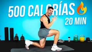 🔥 QUEMA MUCHAS CALORÍAS con este CARDIO HIIT de 20 MIN  Ejercicios en CASA para BAJAR DE PESO [upl. by Ssur]