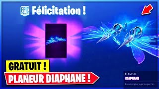 RÉCUPÉRER le PLANEUR GRATUIT quotDIAPHANEquot sur Fortnite [upl. by Heti]