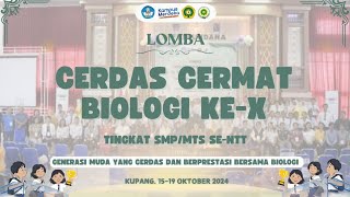 CERDAS CERMAT BIOLOGI KEX BABAK FINAL [upl. by Vlada]