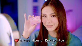 Olens Glowy Eyelighter TRY ON Glowy Brown Black  Ash grey [upl. by Marjy416]