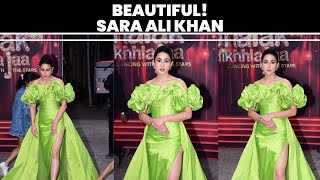 Sara Ali Khan snapped on the sets of Jhalak Dikhhla Jaa 11 for finale shoot  Video [upl. by Cobbie723]