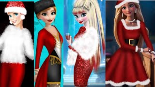 Disney princess transformation in Christmas [upl. by Bacchus488]