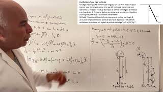 Oscillation dune tige verticale [upl. by Tammara229]