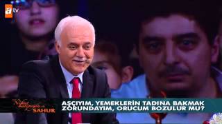 Aşçıyım yemeklerin tadına bakmak zorundayım Orucum bozulur mu  atv [upl. by Ecnedurp]