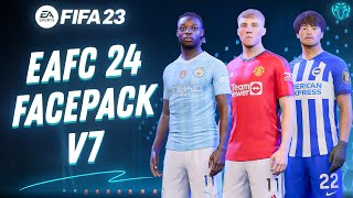 FC 24 FacePack V7 For FIFA23 FREE  Tutorial  TU171 [upl. by Feldt442]