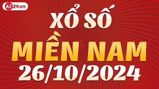 Xổ số Hậu Giang ngày 26 tháng 10  XSHG  SXHG  XSHGIANG  Kết quả xổ số đài Hậu Giang hôm nay [upl. by Laemaj]