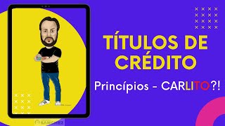 Títulos de Crédito  Princípios e requisitos básicos [upl. by Ahsirkal]