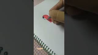 Uniqe way draw a girlshortvideo art maisha drawing artandcraft [upl. by Hertberg]