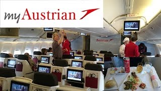 Austrian Airlines  Business Class  The Ultimate Experience  B777 to LAX [upl. by Engracia]