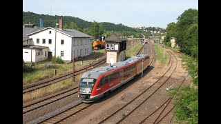 Eisenbahn bei Nossen  abgefahren und abgehängt [upl. by Sac421]