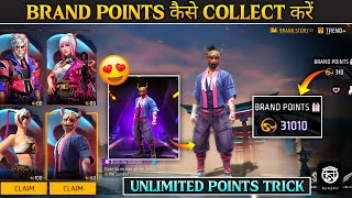 HOW TO GET BRAND POINTS IN FREE FIRE  BRAND POINTS KAISE MILEGA  FREE FIRE NEW EVENT TODAY [upl. by Atinahc]