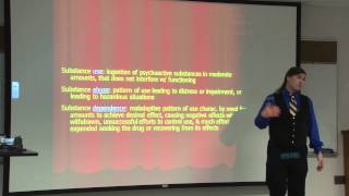 Abnormal Psychology Disorders Substance Abuse Dependence Part I [upl. by Nauqes]