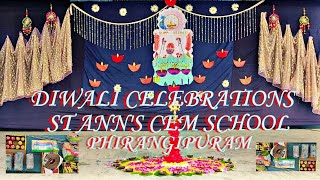 30102024HAPPY DIWALI CELEBRATIONSST ANNS CEM SCHOOL PHIRANGIPURAM [upl. by Aynnat]