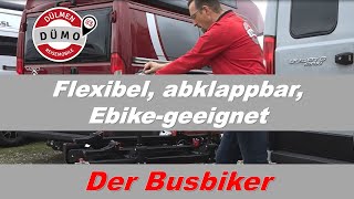 Der BusBiker Der flexible Fahrradträger für den Kastenwagen [upl. by Marinna]