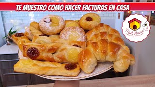 FACTURAS CASERAS receta fácil MEDIALUNAS Y VIGILANTES para el mate [upl. by Aivekahs910]