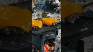 Cooking Burgers In The Wild bushcraft outdoorcooking camping bushcraftcooking campingcooking [upl. by Lanie]