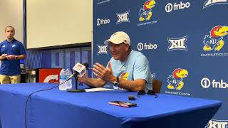 Lance Leipold discusses the start of fall camp [upl. by Franky]