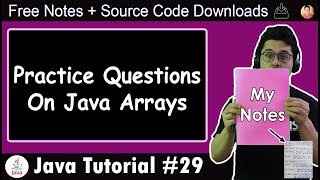 Java Tutorial Practice Questions on Arrays in Java [upl. by Ademla]