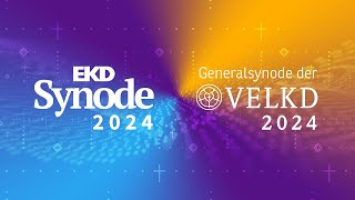 Gemeinsames Plenum von EKD und VELKD Livestream  10112024 [upl. by Annatnas]