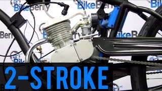 How To Install 80cc 2Stroke Bicycle Engine Kit FULL DVD 66cc 48cc 50cc [upl. by Akerdna]