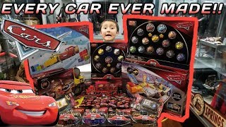 OPENING EVERY SINGLE DISNEY CARS MINI PRODUCT EVER MADE THE ENTIRE COMPLETE NEW SET COLLECTION [upl. by Akcinehs]