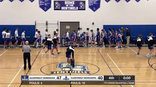 Olentangy Shanahan 47 vs Olentangy Berkshire 40  January 6 2022 7th Grade [upl. by Leuqcar196]