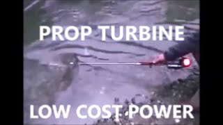 Direct comparison propeller hydrokinetic turbine VS first ever 3D toroidal turbine on inclined shaft [upl. by Erminie]