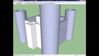 Tutorial Sketchup kasteel van plattegrond [upl. by Anitroc928]