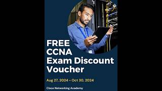 FREE CCNA Exam Discount Voucher  Cisco Networking Academy [upl. by East]