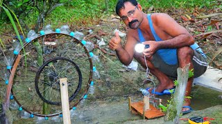 Water wheels electricity  home made  100 working [upl. by Ardnuahsal]