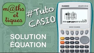 FONCTIONS  Déterminer un encadrement de la solution dune équation  Tutoriel CASIO [upl. by Nobel]