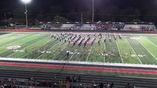 4K wide Springfield HS Wildcat Band  Halftime USA 2024 [upl. by Nosloc]