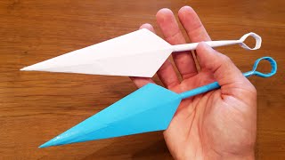 How To Make a Paper Kunai  Ninja Origami [upl. by Anes817]