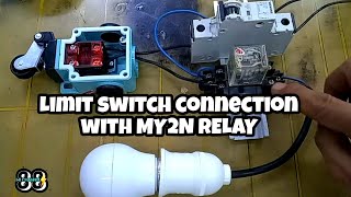 MY2N Relay Connection With Limit Switch [upl. by Airuam552]