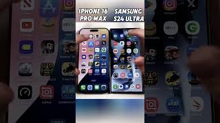 iPhone 16 Pro Max vs S24 Ultra⚡Ultimate Speed Test Which Flagship Will Reign Supreme🚀ShortsViral [upl. by Sosanna]