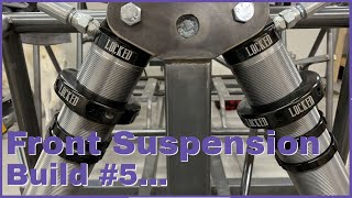 Baja Front Suspension Build 5 Shock Tower [upl. by Garap]