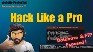 Web App PenTesting Hack Like Pro using google dork  Reconnaissance  c  L10 [upl. by Tennaj]