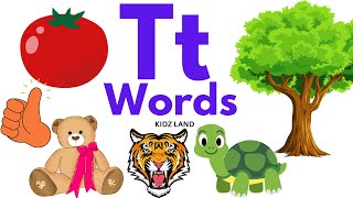 Word Start With Letter Tt T Letter Words Letter T soundPhonics ABC Alphabet nurseryrhymes abcd [upl. by Kara-Lynn]