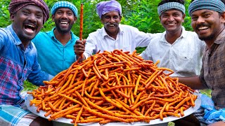 POTATO STICKS  Crispy Potato Fry Recipe Cooking In Village  Aloo Snacks  Potato Snack Recipe [upl. by Liamsi167]