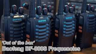 Baofeng BF888S Out of the Box Frequencies [upl. by Fisa341]