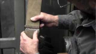 Belting amp Lacing a Sibley Drill Press PART 1 [upl. by Cagle]