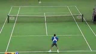 Roger Federer  Fernando Gonzalez AOpen Final Highlights [upl. by Sandie]