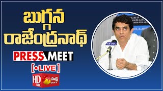 AP Minister Buggana Rajendranath Press Meet LIVE  Sakshi TV Live [upl. by Aerdnod]