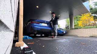 BMW 330e330i LCI 2023 ducktail installation [upl. by Leavy]