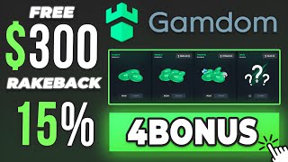 Gamdom Promo Code 2024  Use quot4BONUSquot to get free bonus gamdom code review [upl. by Lovell]