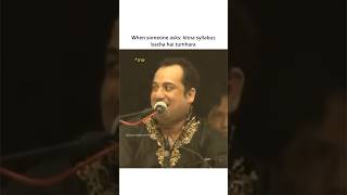 Iska uska na iska hai  ishq risk  pending syllabus meme ft rahat fateh ali khan [upl. by Gracia862]